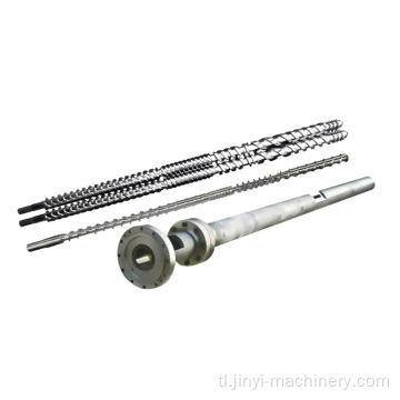 Tool na bakal sa pamamagitan ng hardened single extrusion screw barrel.